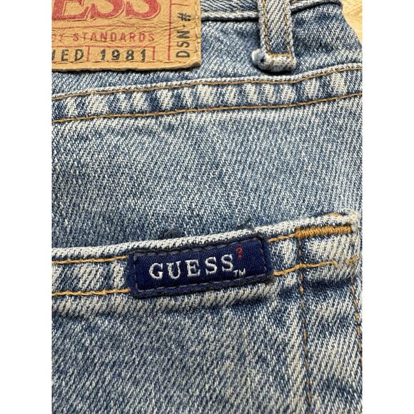 Vintage Y2K GUESS Denim Blue Jeans Boot Leg Men's Size‎ 29X30 - Picture 7 of 7